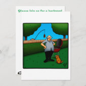 Amusant Anniversaire Barbecue Fête Invitations (Devant / Derrière)