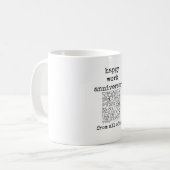 Amusant anniversaire du travail Mug de nous tous (Devant gauche)