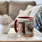 Amusant Artiste Bleu Brown Cute Photo Mug