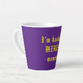 Amusant assistant latte mug (Angle gauche)