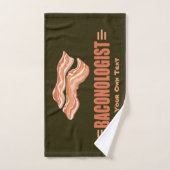 Amusant Bacon Baconologue (Serviette à main)