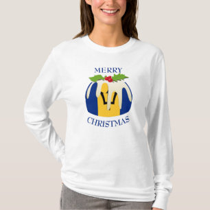 Amusant   BARBADOS   T-shirt Pudding de Noël