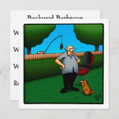 Amusant Barbecue Invitations Spectacles (Devant / Derrière)