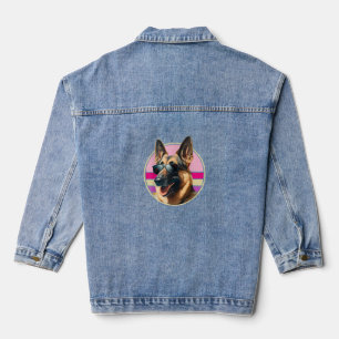Amusant berger allemand Chien Design Art Costume O