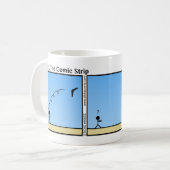Amusant Boomerang Stickman Mug - 005 (Devant gauche)
