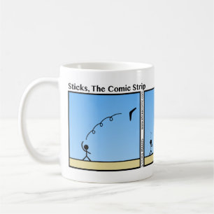 Amusant Boomerang Stickman Mug - 005