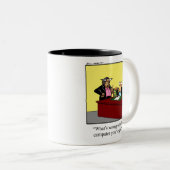 Amusant bureau informatique humour Mug (Devant droit)