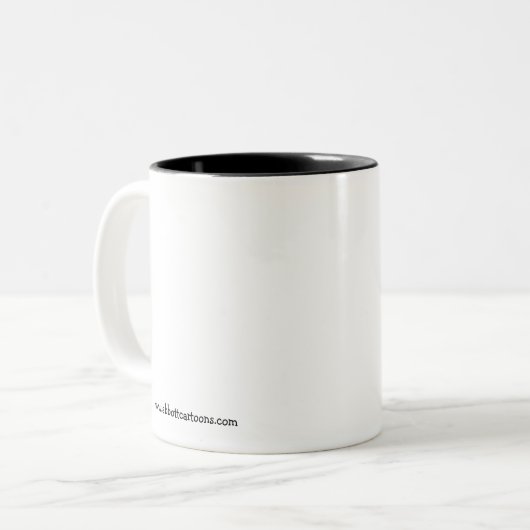 Amusant bureau informatique humour Mug (Devant gauche)