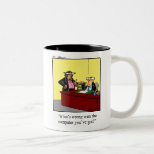 Amusant bureau informatique humour Mug
