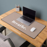 Amusant Bureau Mat Office Humour Juste Respirer<br><div class="desc">Ajoutez un peu de plaisir et de personnalité à votre espace de travail avec ce tapis de bureau amusant! Ce tapis de bureau propose une citation de motivation hilarante qui vous fera sourire à chaque fois que vous le regardez. Que vous travailliez à la maison ou dans un bureau, ce...</div>