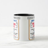 Amusant cadeau de retraite personnalisé Mug (Centre)