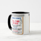 Amusant cadeau de retraite personnalisé Mug (Devant gauche)