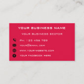 Amusant Carte de visite de Noël heureux chanter Gn (Devant)