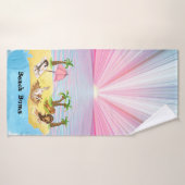 Amusant Cavalier roi Charles Espagnols à la plage  (Serviette de bain)