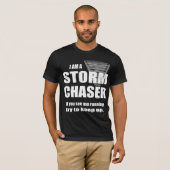 Amusant Chaser Tempête Bella Canvas T-shirt (Devant entier)