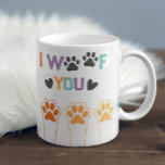 Amusant chien pattes d'airain Mug<br><div class="desc">Tasse parfaite pour maman et papa amoureux de les chiens</div>