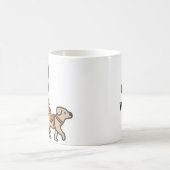 Amusant chien propriétaire Mug (Centre)