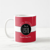 Amusant ! Classe 50 ans Réunion café tasse (Gauche)