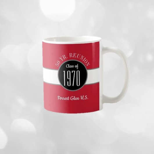 Amusant ! Classe 50 ans Réunion café tasse