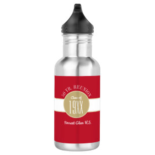 Amusant ! Classe de 50 ans Réunion BOUTEILLE D'EAU