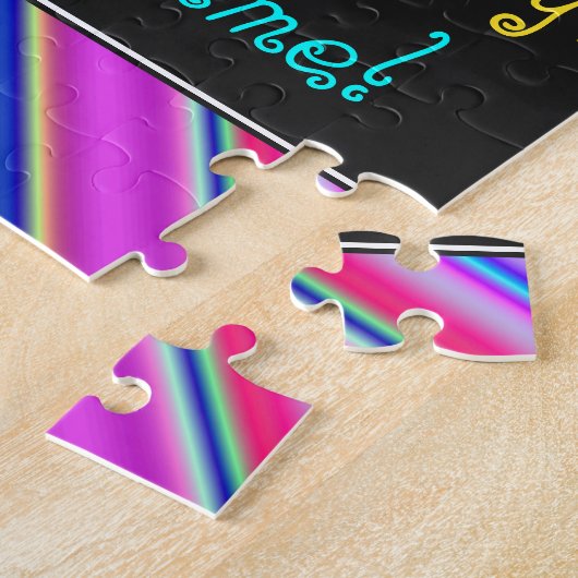 Amusant, coloré, Whimsical 74th Birthday Puzzle (Côté)