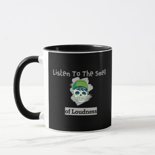 Amusant Conception Cerveau Mug (Gauche)