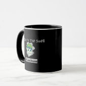 Amusant Conception Cerveau Mug (Devant gauche)