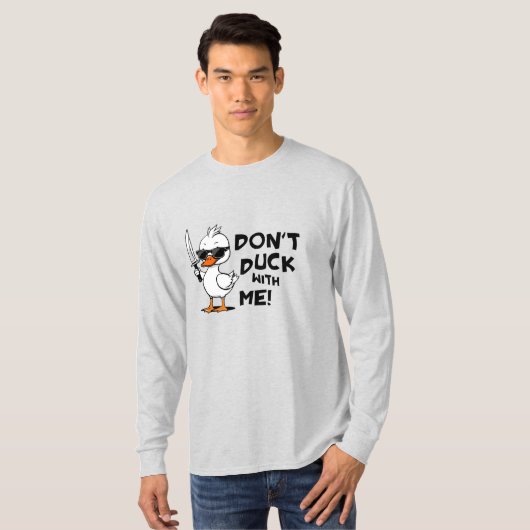 Amusant Cool Duck T-Shirt Design (Devant entier)