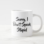 Amusant Cotravailleur Stupide Travailler Mug (Droite)