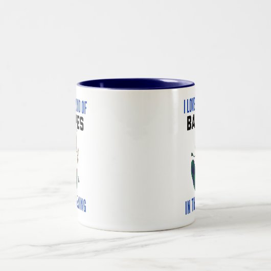 Amusant écossais Bagpipe Mug bleu vert Plaid (Centre)