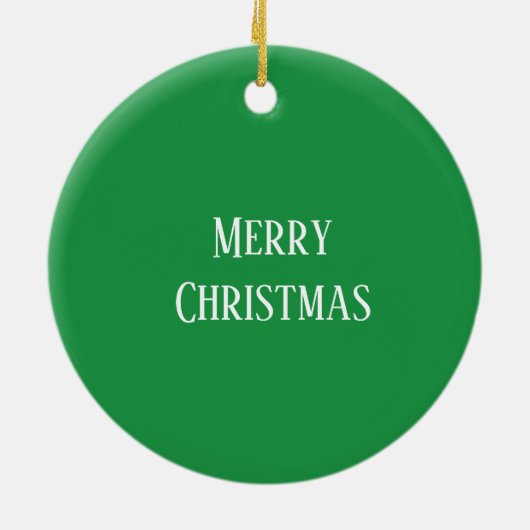 Amusant Elf Vert Cam Arbre de Noël Ornement en cér (Dos)