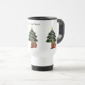 Amusant Elfe Personnalisé Noël Mug (Devant droit)