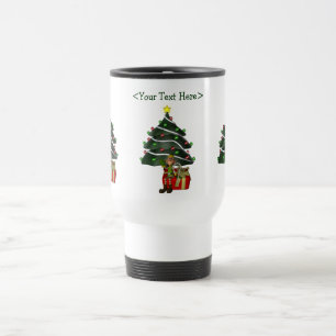 Amusant Elfe Personnalisé Noël Mug
