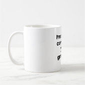 Amusant enseignant anglais Grammar Mug (Gauche)