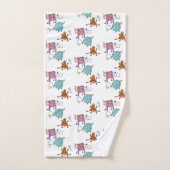 Amusant ensemble de serviettes de bain de vaches g (Serviette à main)