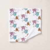 Amusant ensemble de serviettes de bain de vaches g (Gant de toilette)