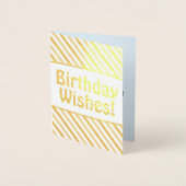 Amusant et idiot "Voeux d'anniversaire !" Carte (Devant)