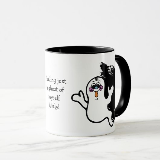 Amusant Fantôme d'Halloween de ma Mug (Devant droit)