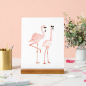 Amusant Flamant rose Art (Mariage)