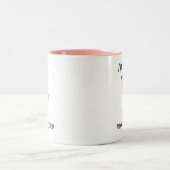 Amusant Flamant rose Flocking Retraité Cadeau Mug (Centre)