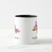 Amusant Flying Sloth sorcier Mug (Centre)