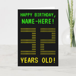 Amusant, Geeky, Nerdy "32 ANS !" Carte d'anniversa