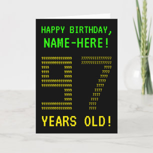 Amusant, Geeky, Nerdy "97 ANS !" Carte d'anniversa