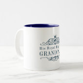 Amusant grand-père Mug | Son Altesse Royale Grand- (Devant gauche)