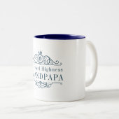 Amusant grand-père Mug | Son Altesse Royale Grand- (Devant droit)