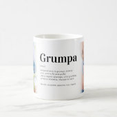 Amusant Grumpa Définition Grandpa Photo Mug (Centre)