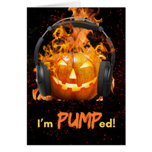 Amusant Halloween Je suis pompé Jack o'Lantern