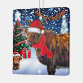 Amusant Higgland Vache ornement de noël arbre de N (Gauche)