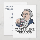 Amusant Humour 4 juillet Holiday Invitation (Devant / Derrière)