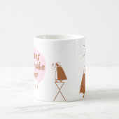 Amusant "Il Le Brûle" Moses Coffee Pun Mug (Centre)